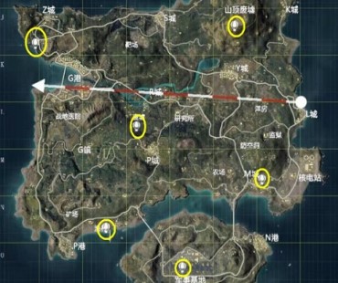 和平精英热气球位置一览